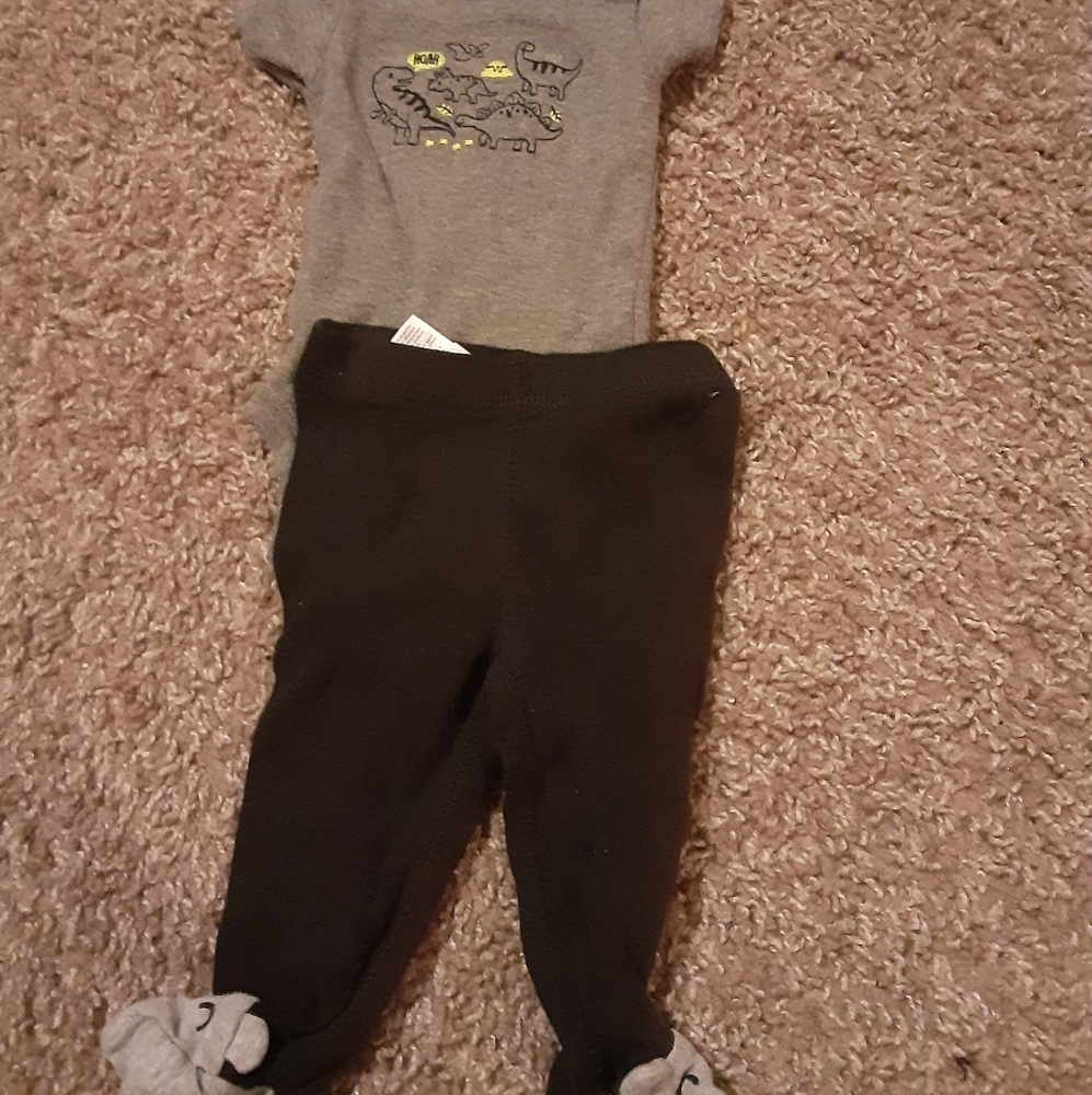 Boy newborn matching set